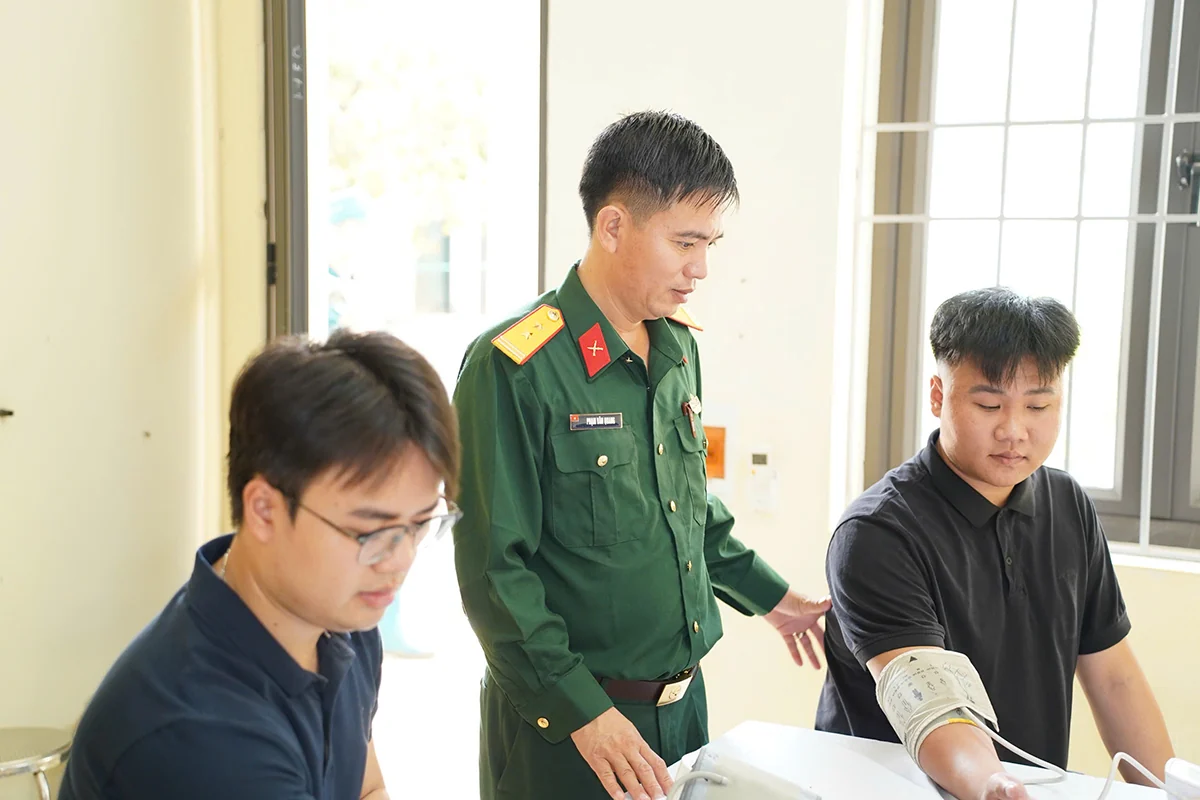 Xã Nga Sơn tổ chức khám sơ tuyển nghĩa vụ quân sự năm 2027