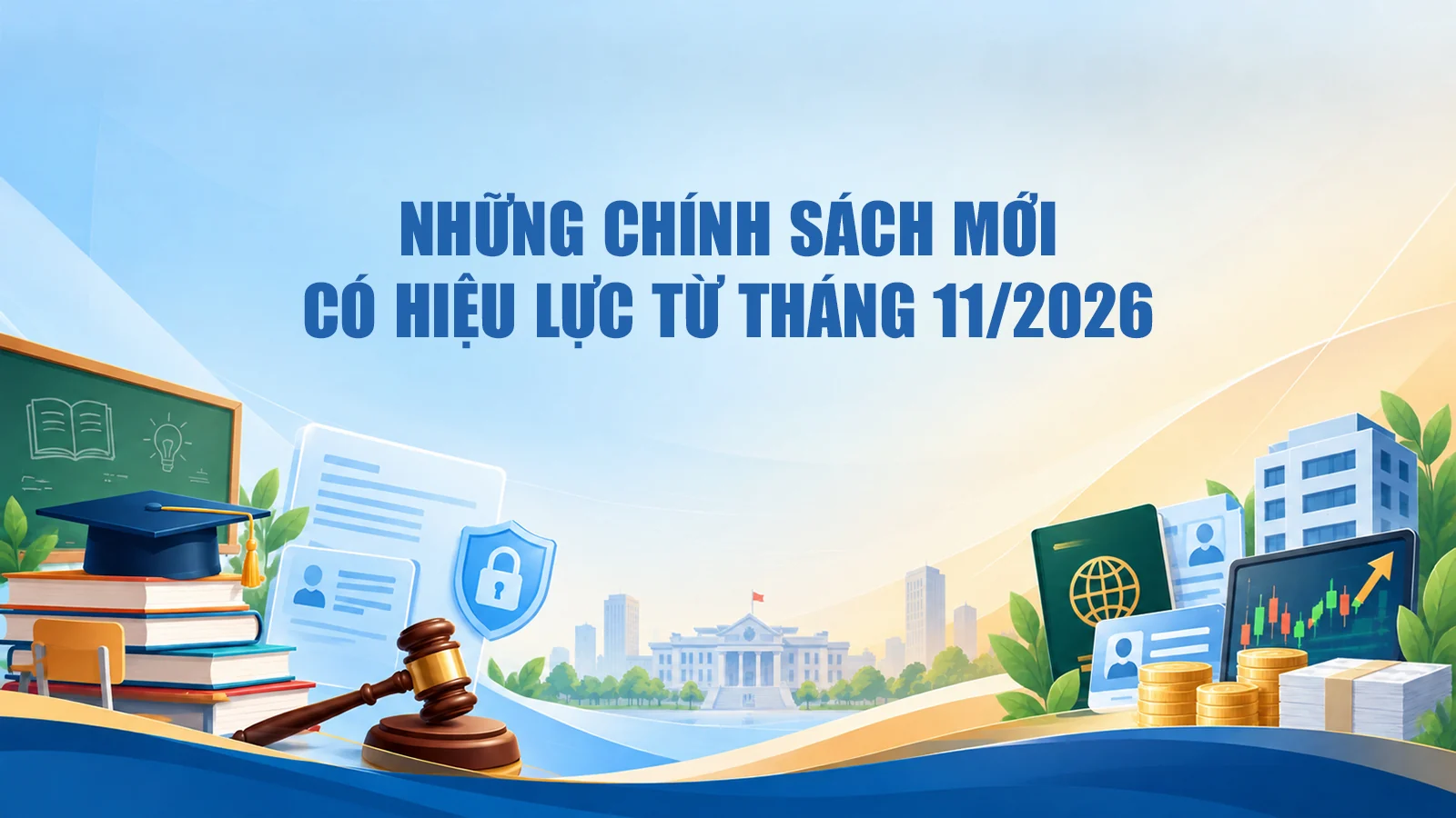 Những chính sách mới có hiệu lực từ tháng 11/2026