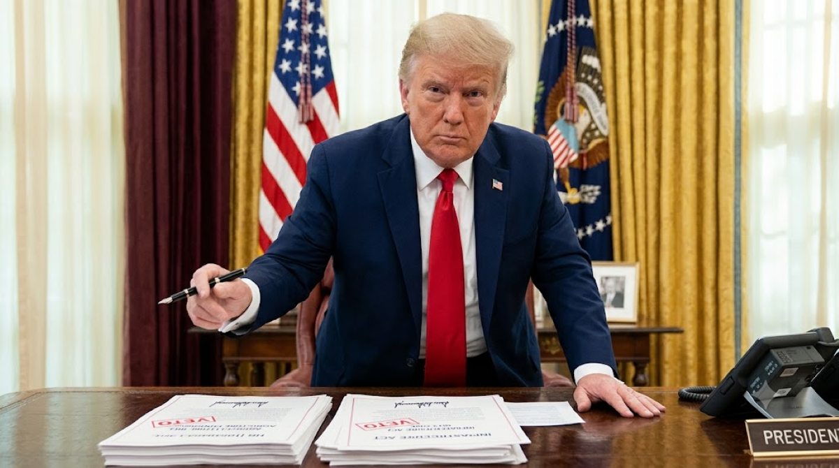 Ông Trump hé lộ chiến thuật phủ quyết tất cả trước kịch bản mất Quốc hội