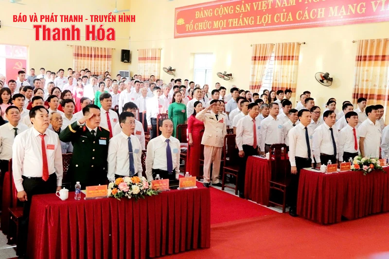 Phó Chủ tịch Thường trực HĐND tỉnh Lê Tiến Lam dự Đại hội Đại biểu đảng bộ xã Yên Ninh lần thứ I