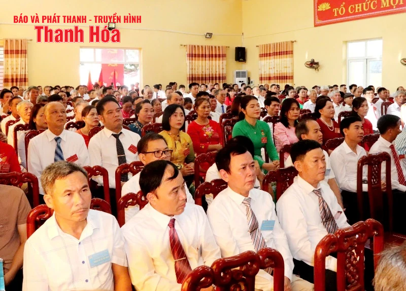 Phó Chủ tịch Thường trực HĐND tỉnh Lê Tiến Lam dự Đại hội Đại biểu đảng bộ xã Yên Ninh lần thứ I