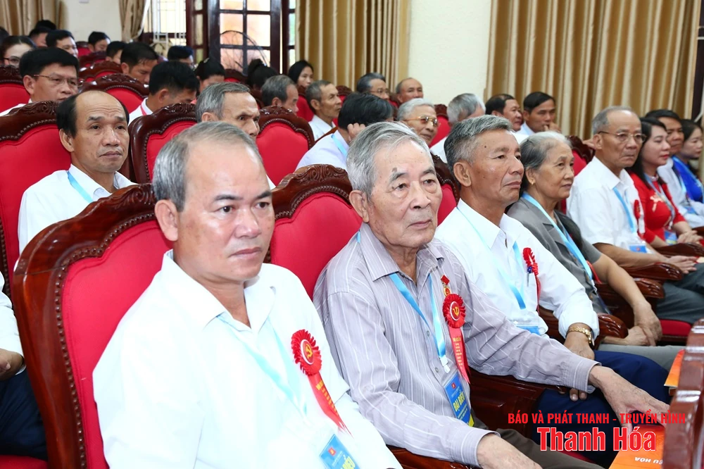 Phó Bí thư Thường trực Tỉnh ủy Lại Thế Nguyên dự Đại hội đại biểu Đảng bộ xã Thiệu Hóa