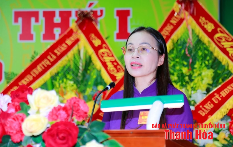 Phó Chủ tịch Thường trực UBND tỉnh Nguyễn Văn Thi dự Đại hội đại biểu Đảng bộ xã Hóa Quỳ