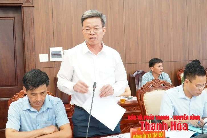 Cho ý kiến về công tác chuẩn bị Đại hội Đảng bộ các xã mới