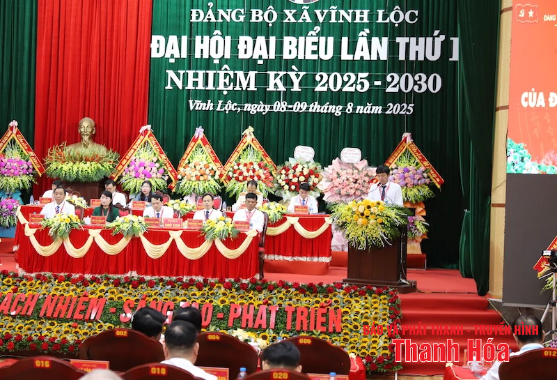 Đại hội Đại biểu Đảng bộ xã Vĩnh Lộc lần thứ I, nhiệm kỳ 2025-2030