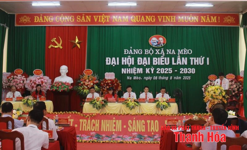 Đại hội Đảng bộ xã Na Mèo lần thứ I, nhiệm kỳ 2025-2030