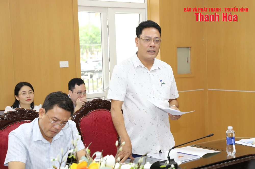 Phó Bí thư Tỉnh ủy Trịnh Tuấn Sinh chủ trì hội nghị cho ý kiến về công tác chuẩn bị Đại hội Đảng bộ 6 xã