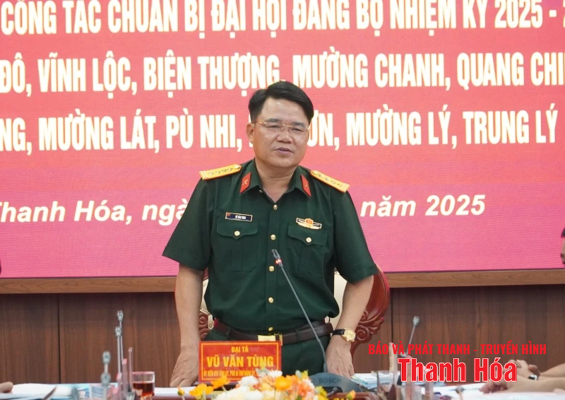 Cho ý kiến về công tác chuẩn bị Đại hội Đảng bộ các xã mới