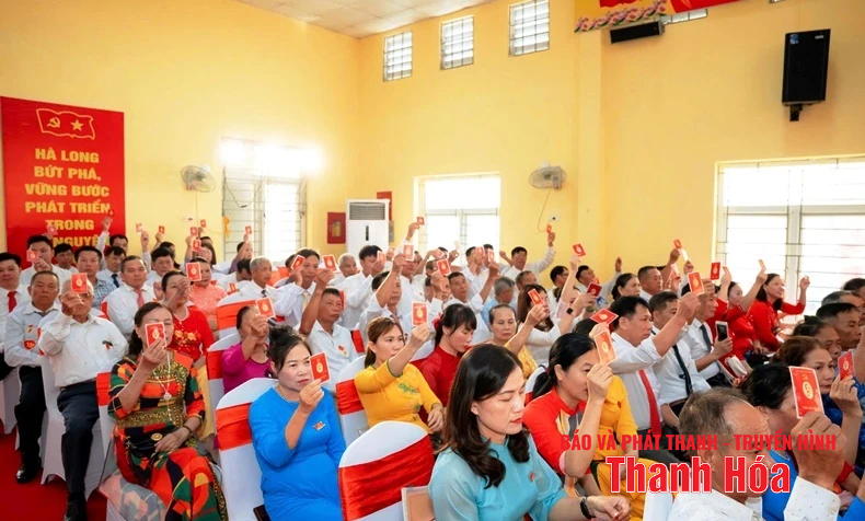 Đảng bộ xã Hà Long tiếp tục nỗ lực, phấn đấu, thực hiện hiệu quả 25 chỉ tiêu chủ yếu