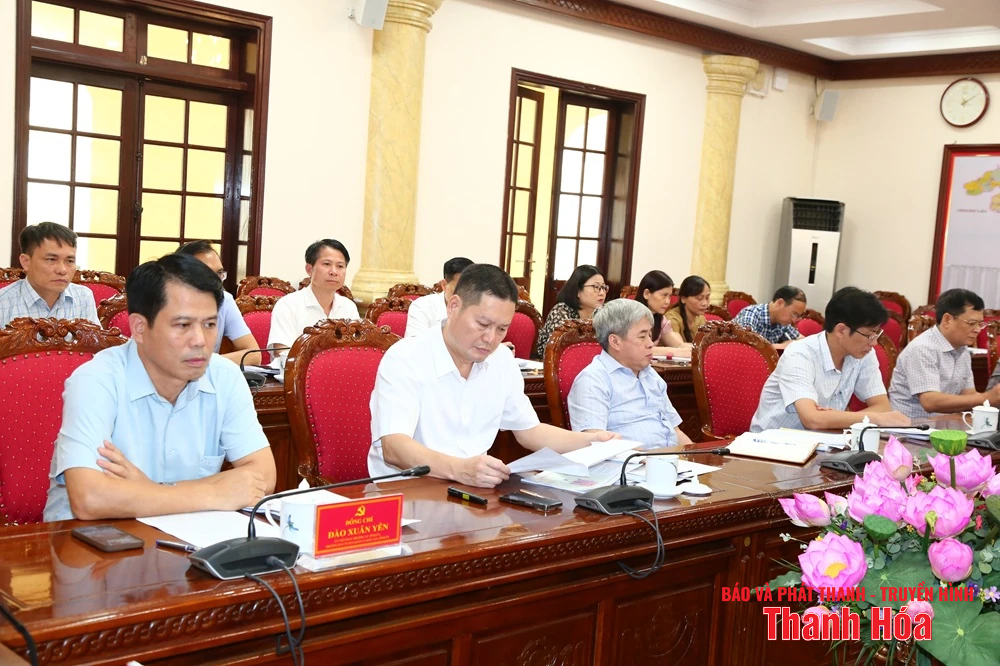 Cho ý kiến về phương án tổ chức phục vụ Đại hội đại biểu Đảng bộ tỉnh Thanh Hóa lần thứ XX, nhiệm kỳ 2025-2030