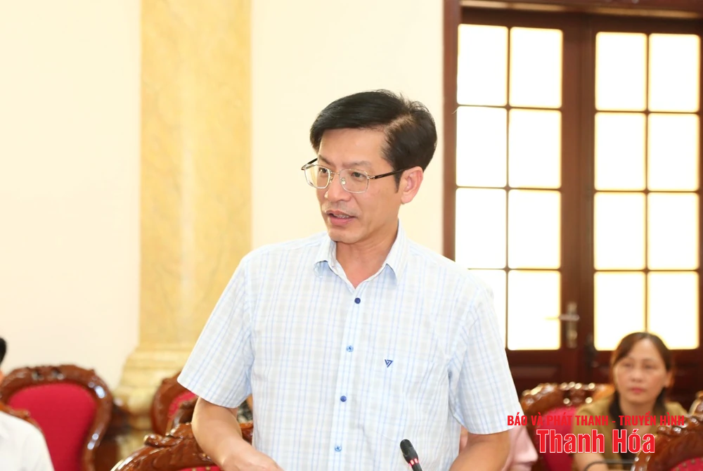 Cho ý kiến về phương án tổ chức phục vụ Đại hội đại biểu Đảng bộ tỉnh Thanh Hóa lần thứ XX, nhiệm kỳ 2025-2030