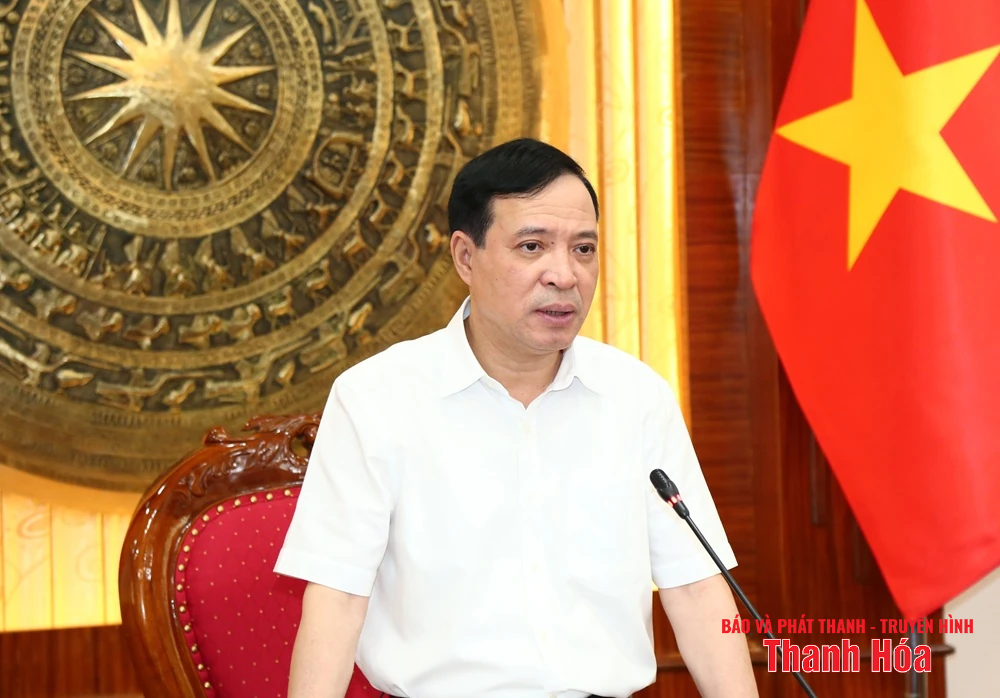 Cho ý kiến về phương án tổ chức phục vụ Đại hội đại biểu Đảng bộ tỉnh Thanh Hóa lần thứ XX, nhiệm kỳ 2025-2030