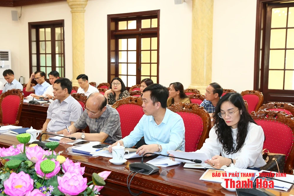 Cho ý kiến về phương án tổ chức phục vụ Đại hội đại biểu Đảng bộ tỉnh Thanh Hóa lần thứ XX, nhiệm kỳ 2025-2030