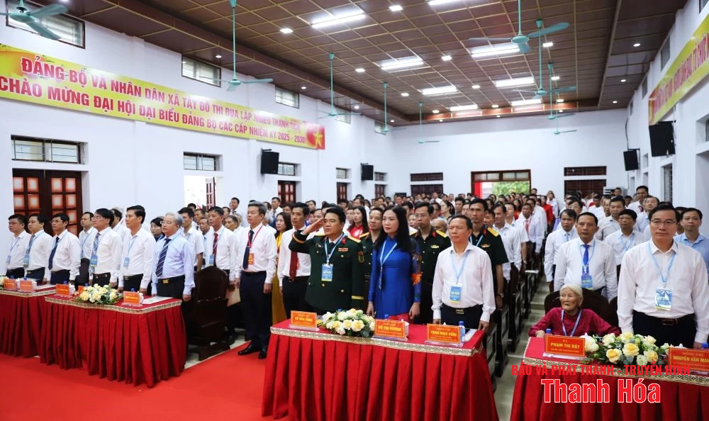 Đại hội đại biểu Đảng bộ xã Tây Đô lần thứ I, nhiệm kỳ 2025-2030