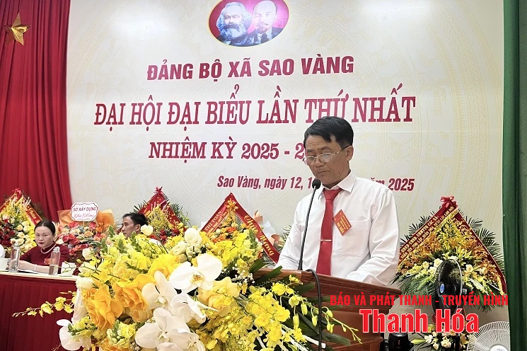 Quyết tâm xây dựng xã Sao Vàng trở thành trung tâm kinh tế động lực phía Tây của tỉnh