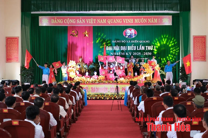 Đảng bộ xã Điền Quang quyết tâm thực hiện có hiệu quả 25 chỉ tiêu trong nhiệm kỳ mới