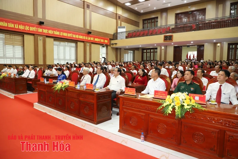 Phấn đấu xây dựng xã Hậu Lộc trở thành phường trước năm 2035