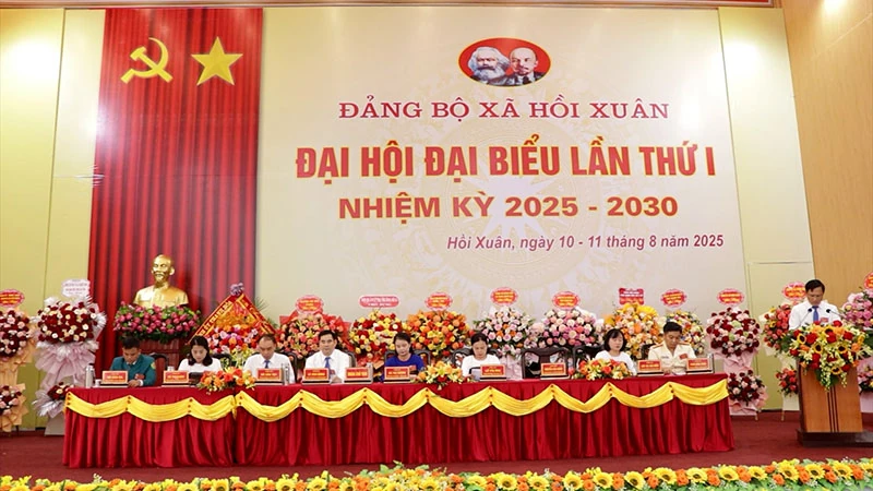 Đại hội đại biểu Đảng bộ xã Hồi Xuân lần thứ I, nhiệm kỳ 2025-2030