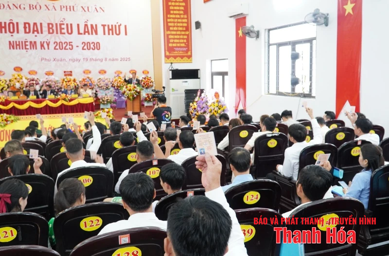 Đại hội Đại biểu xã Phú Xuân lần thứ I, nhiệm kỳ 2025 - 2030