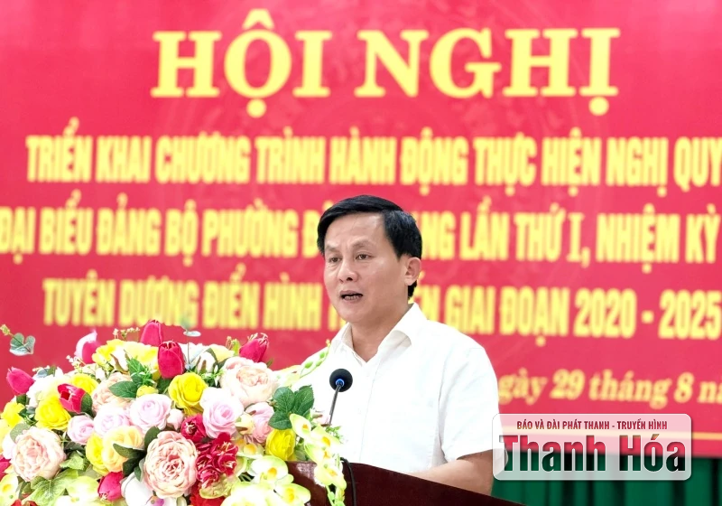 Phường Đông Quang triển khai Chương trình hành động thực hiện Nghị quyết Đại hội Đảng bộ nhiệm kỳ 2025-2030