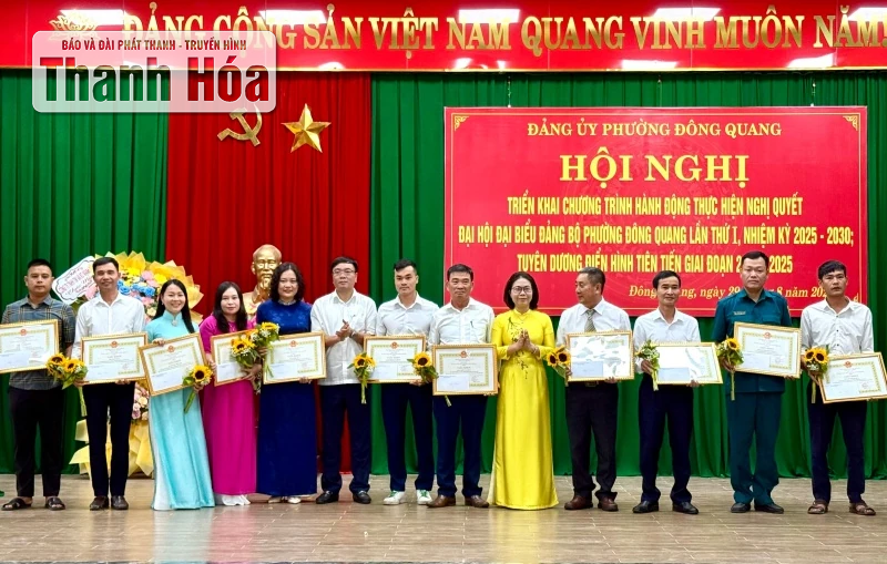 Phường Đông Quang triển khai Chương trình hành động thực hiện Nghị quyết Đại hội Đảng bộ nhiệm kỳ 2025-2030