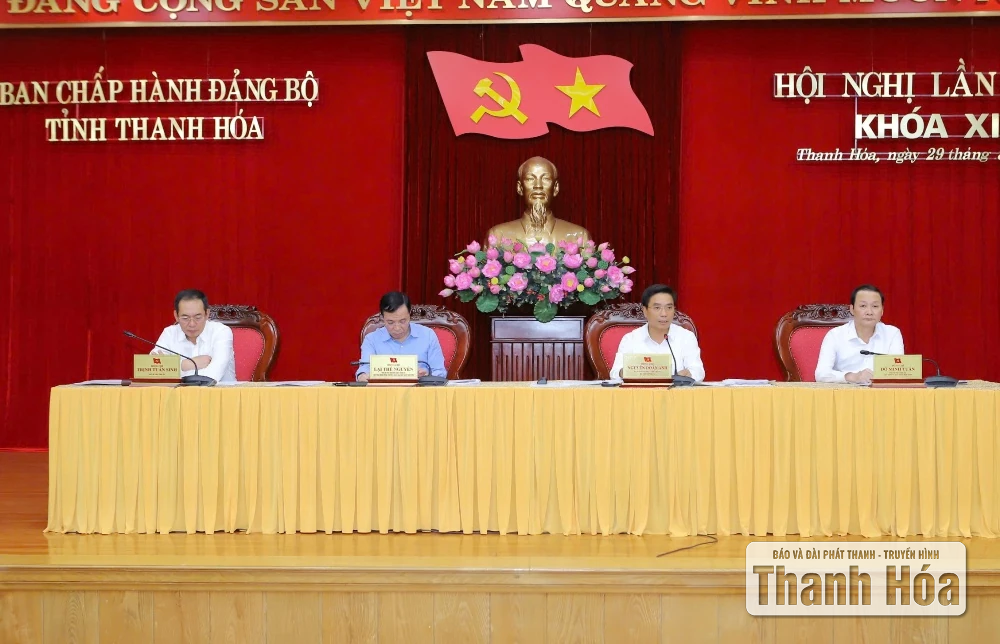 Ban Chấp hành Đảng bộ tỉnh Thanh Hóa cho ý kiến về công tác chuẩn bị Đại hội đại biểu Đảng bộ tỉnh lần thứ XX, nhiệm kỳ 2025-2030