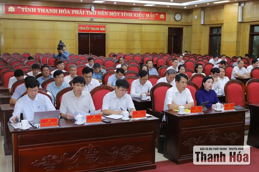 Ban Chấp hành Đảng bộ tỉnh Thanh Hóa cho ý kiến về công tác chuẩn bị Đại hội đại biểu Đảng bộ tỉnh lần thứ XX, nhiệm kỳ 2025-2030