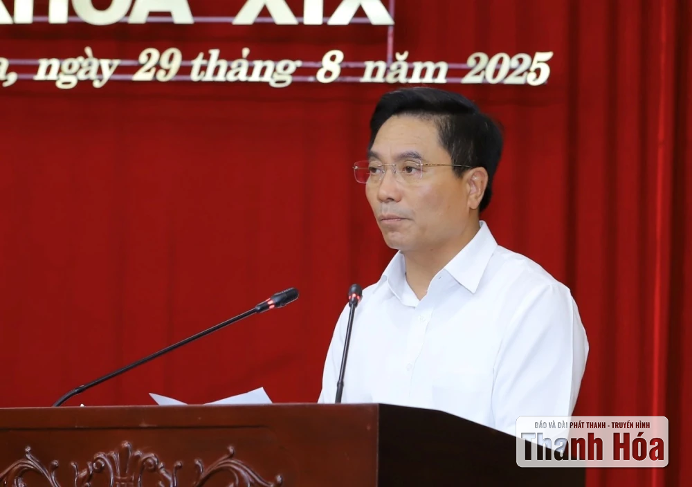 Ban Chấp hành Đảng bộ tỉnh Thanh Hóa cho ý kiến về công tác chuẩn bị Đại hội đại biểu Đảng bộ tỉnh lần thứ XX, nhiệm kỳ 2025-2030