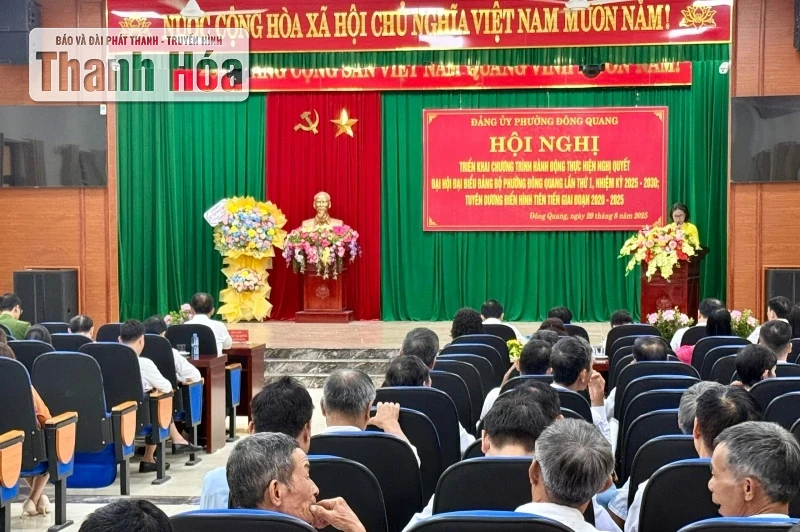 Phường Đông Quang triển khai Chương trình hành động thực hiện Nghị quyết Đại hội Đảng bộ nhiệm kỳ 2025-2030