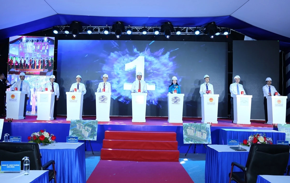 Lễ khởi công xây dựng dự án Nhà ở xã hội Nam Ngạn