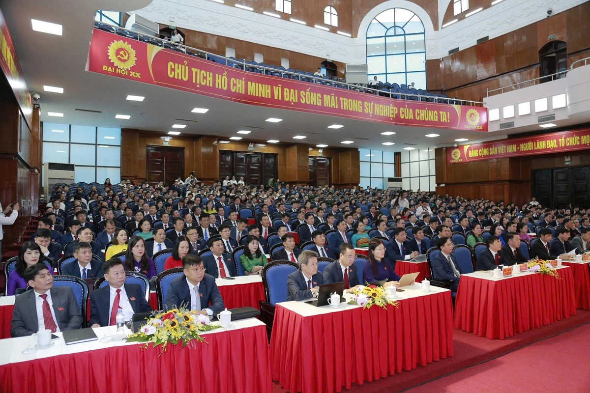 Khai mạc trọng thể Đại hội đại biểu Đảng bộ tỉnh Thanh Hóa lần thứ XX, nhiệm kỳ 2025-2030