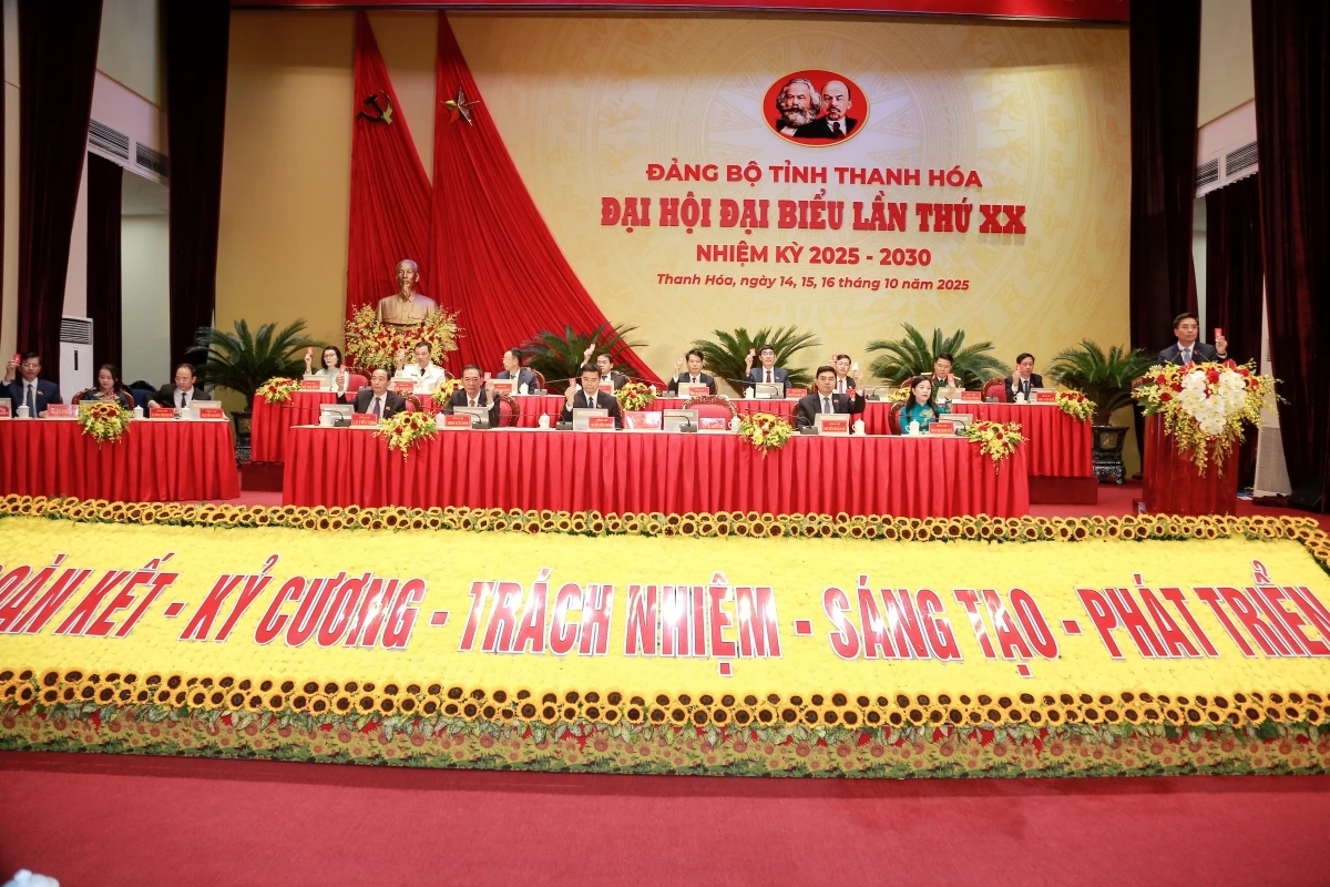 Phiên trù bị Đại hội đại biểu Đảng bộ tỉnh Thanh Hóa lần thứ XX, nhiệm kỳ 2025-2030