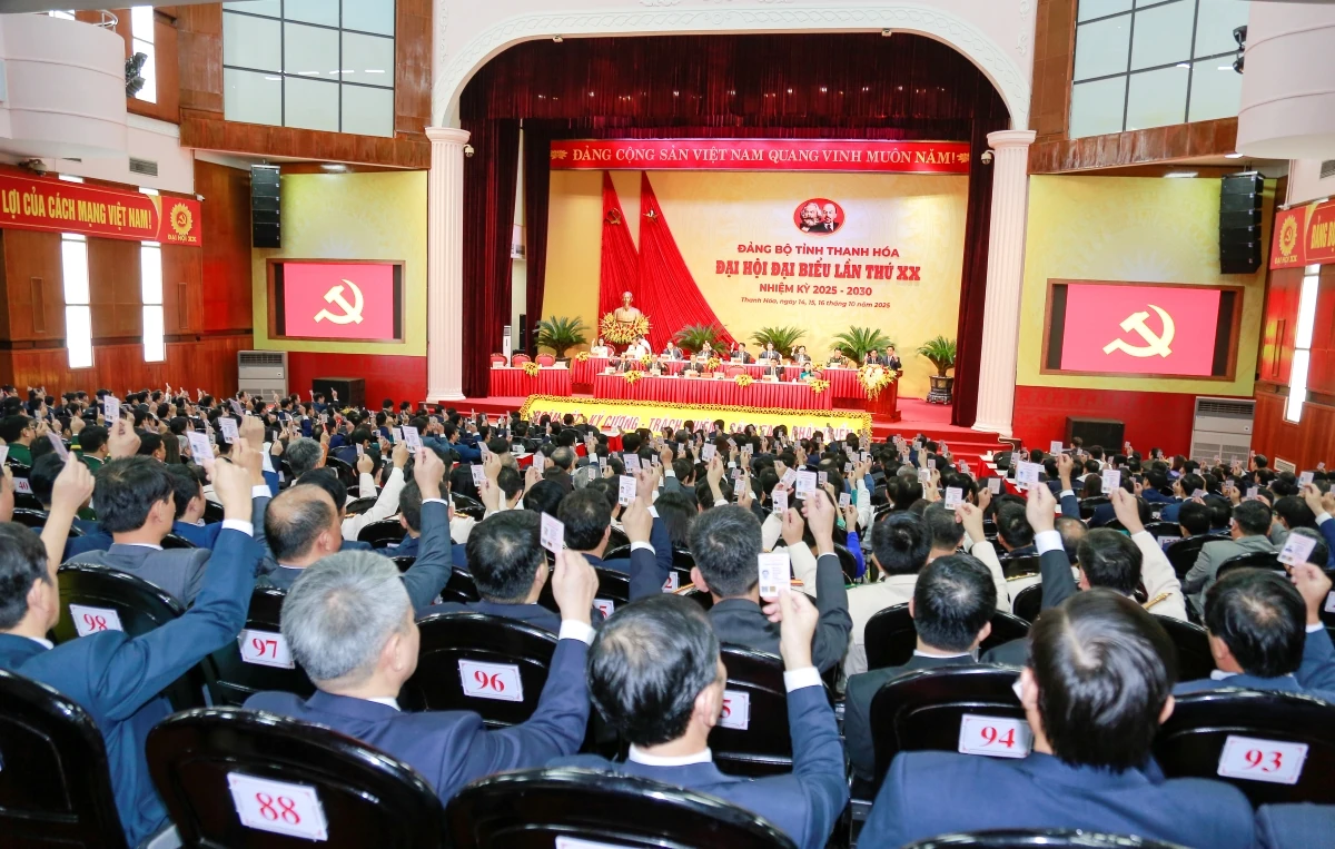 Phiên trù bị Đại hội đại biểu Đảng bộ tỉnh Thanh Hóa lần thứ XX, nhiệm kỳ 2025-2030