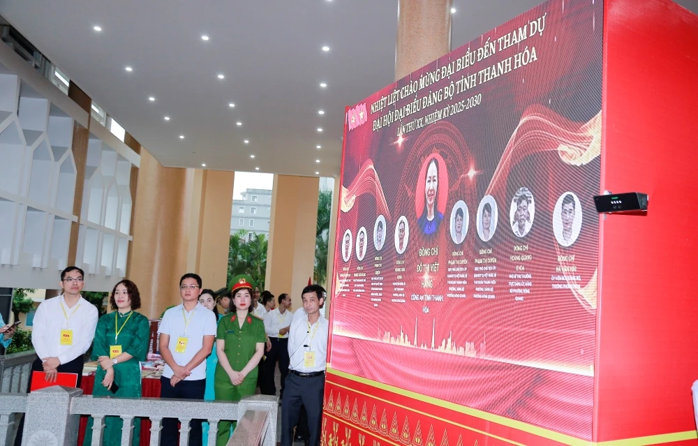 Ứng dụng công nghệ sinh trắc học khuôn mặt phục vụ Đại hội Đảng bộ tỉnh lần thứ XX