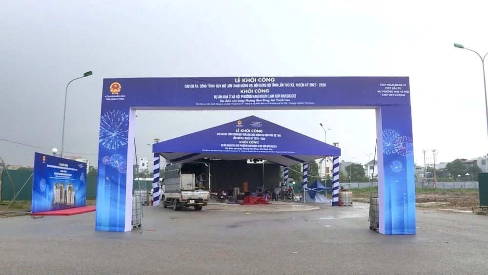 Sẵn sàng cho Lễ khánh thành, khởi công các dự án, công trình chào mừng Đại hội Đảng bộ tỉnh Thanh Hóa lần thứ XX