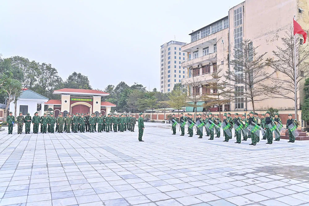 Tăng cường tuần tra, kiểm soát đảm bảo an ninh biên giới dịp Đại hội Đảng bộ tỉnh Thanh Hóa lần thứ XX
