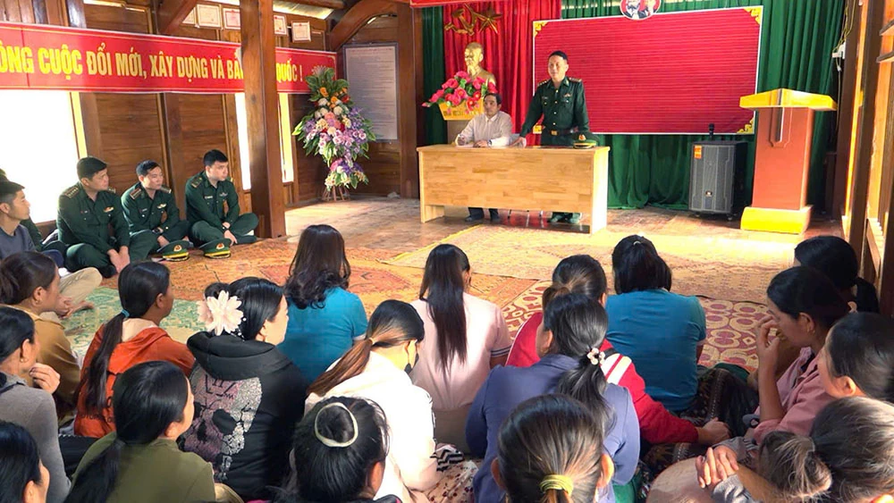 Tăng cường tuần tra, kiểm soát đảm bảo an ninh biên giới dịp Đại hội Đảng bộ tỉnh Thanh Hóa lần thứ XX