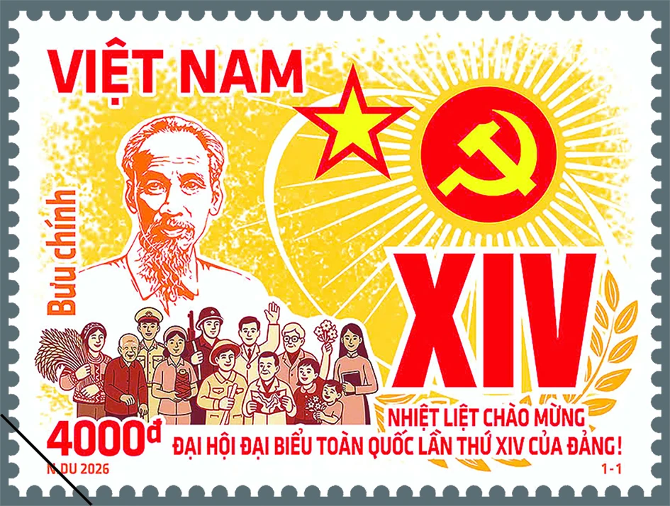 Ý nghĩa việc phát hành đặc biệt bộ tem chào mừng Đại hội XIV của Đảng