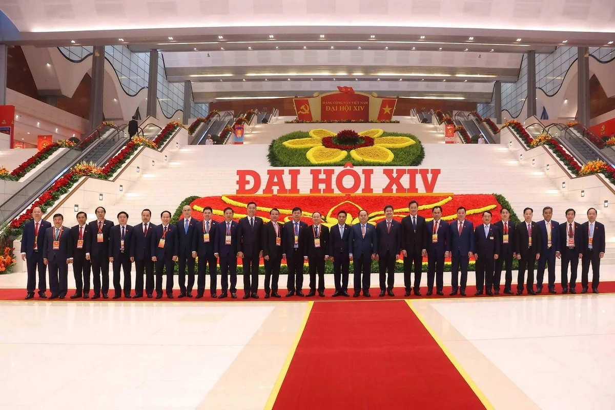 Hình ảnh Đoàn đại biểu Đảng bộ tỉnh Thanh Hóa dự Đại hội XIV của Đảng