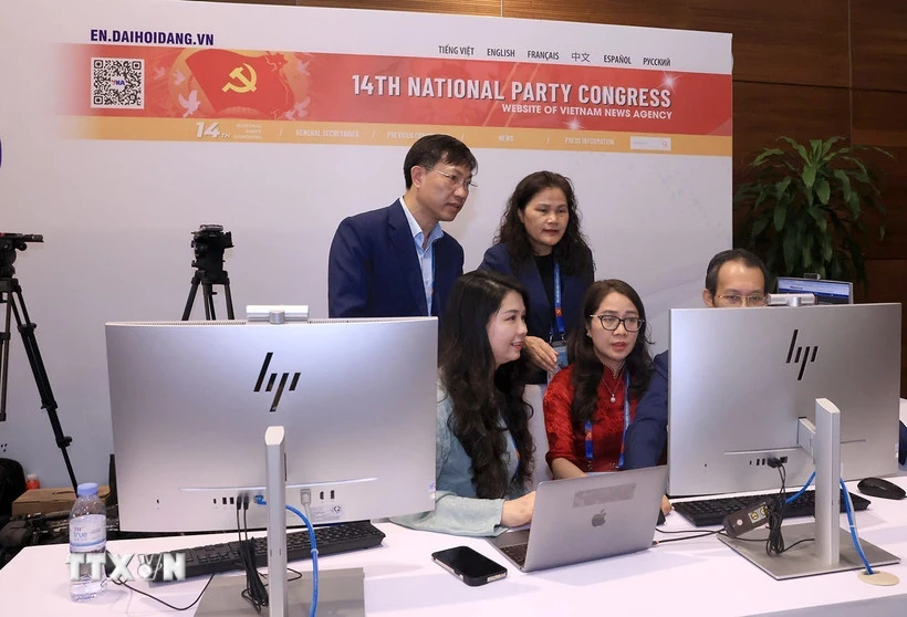 Lan tỏa hình ảnh, tiếng nói của Đại hội XIV đến người dân trong nước và quốc tế