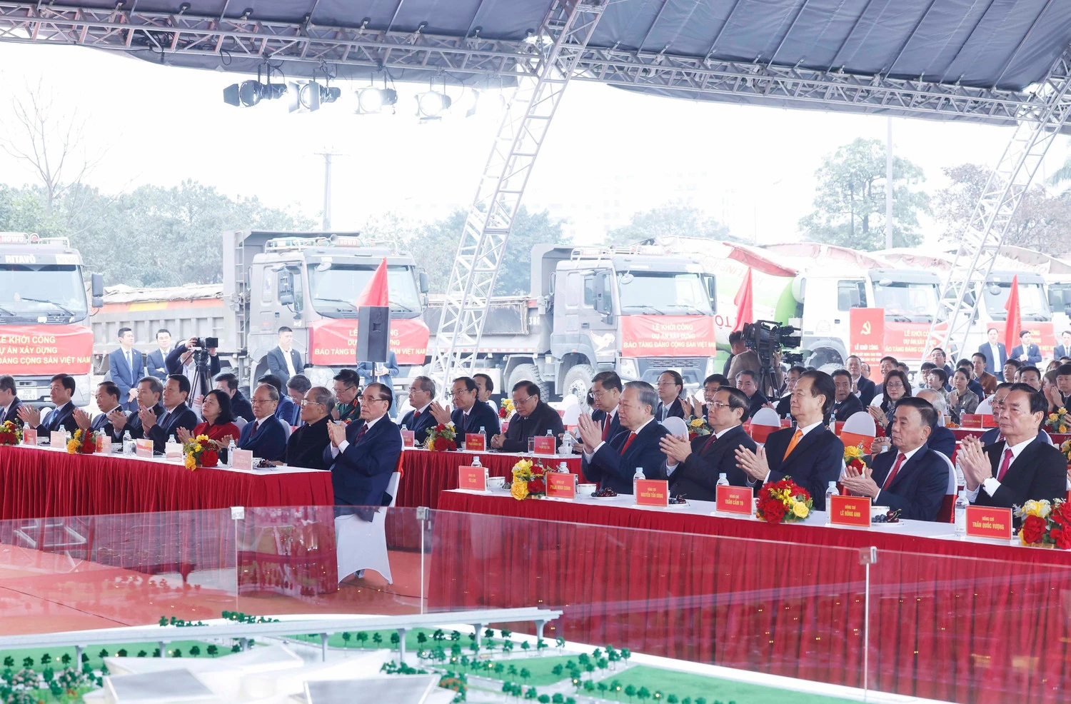 Tổng Bí thư Tô Lâm dự lễ khởi công xây dựng Bảo tàng Đảng Cộng sản Việt Nam