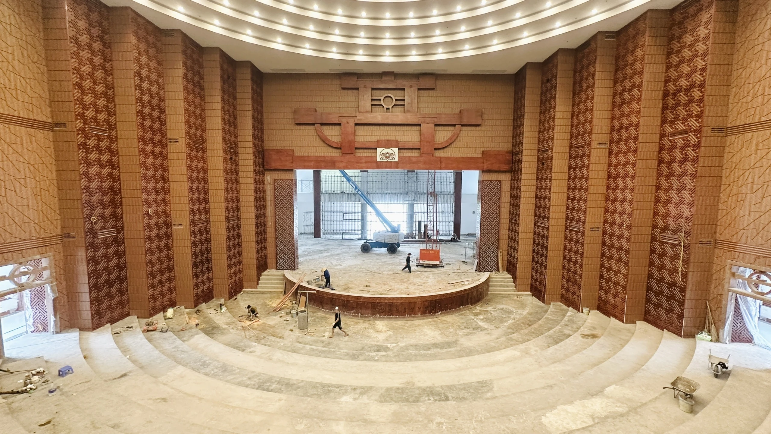 Inside the Final Stages of the Phu Tho Provincial Cultural and Arts House
