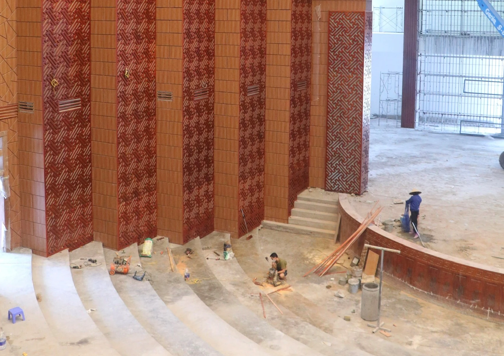 Inside the Final Stages of the Phu Tho Provincial Cultural and Arts House
