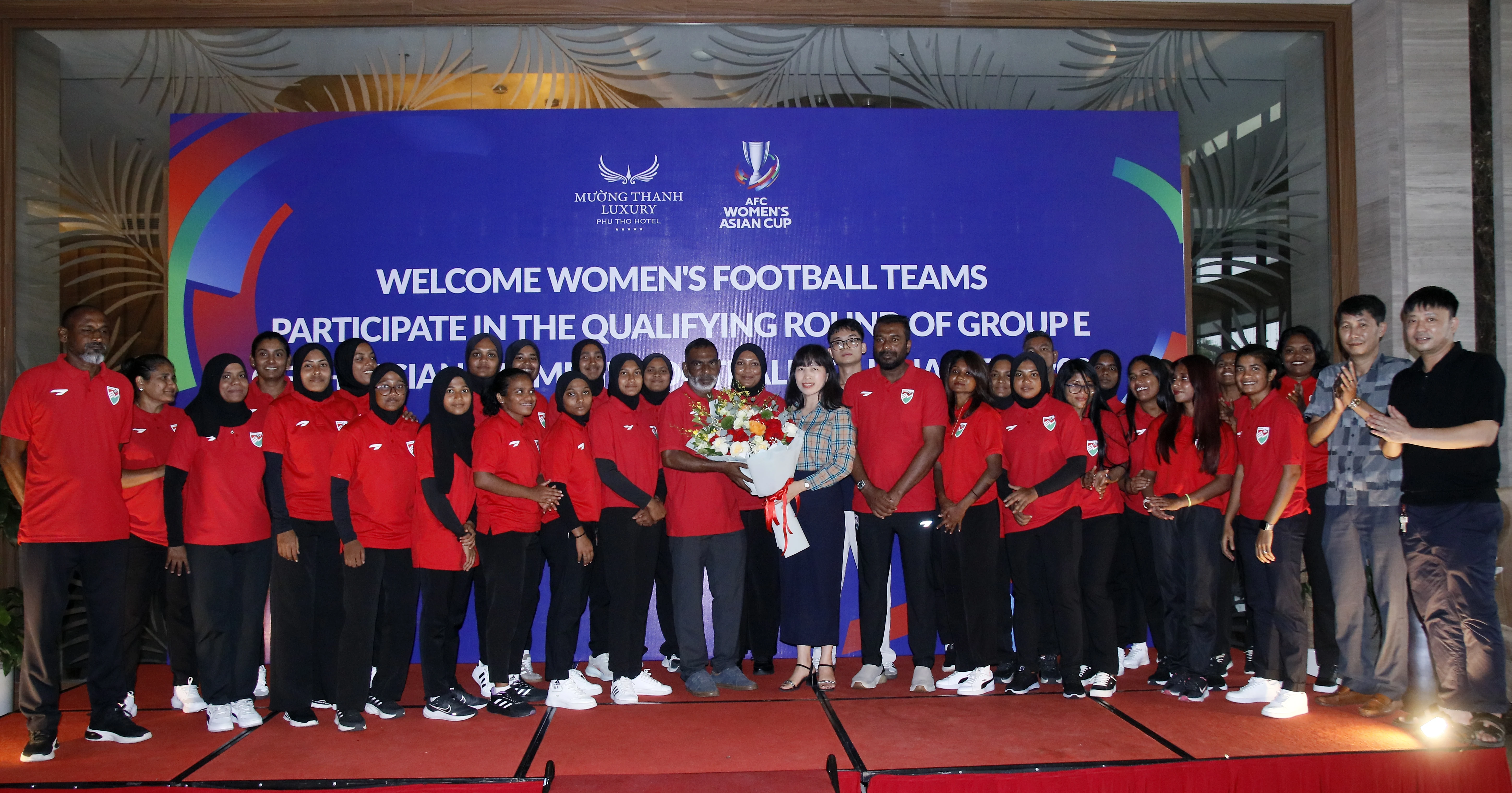 Guam and Maldives women’s teams arrive in Phu Tho for Asian Cup 2026 Qualifiers