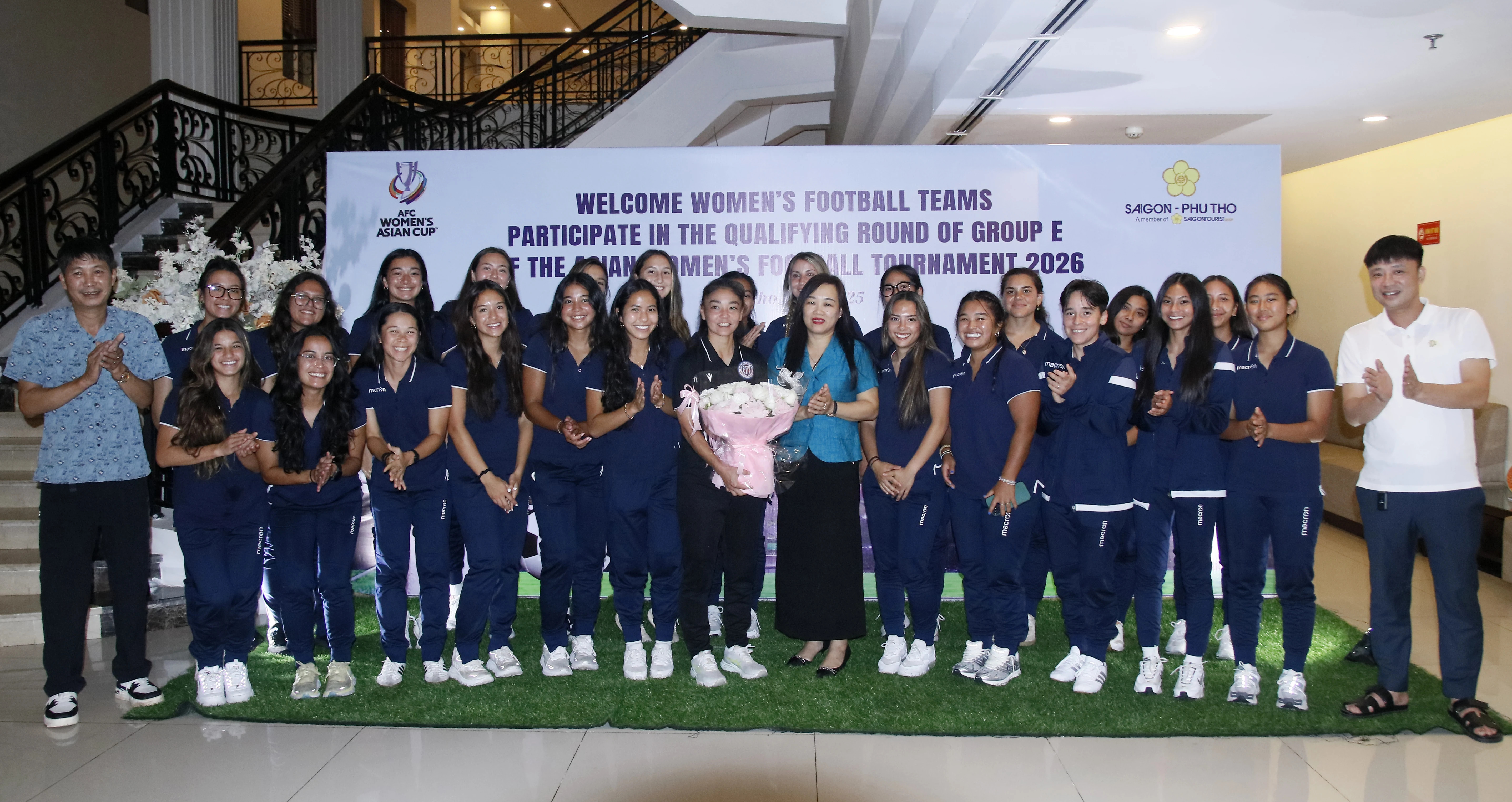Guam and Maldives women’s teams arrive in Phu Tho for Asian Cup 2026 Qualifiers