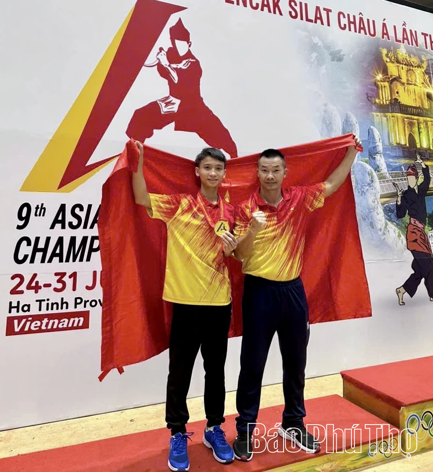 Phu Tho athlete wins Gold at 2025 Asian Pencak Silat Championship