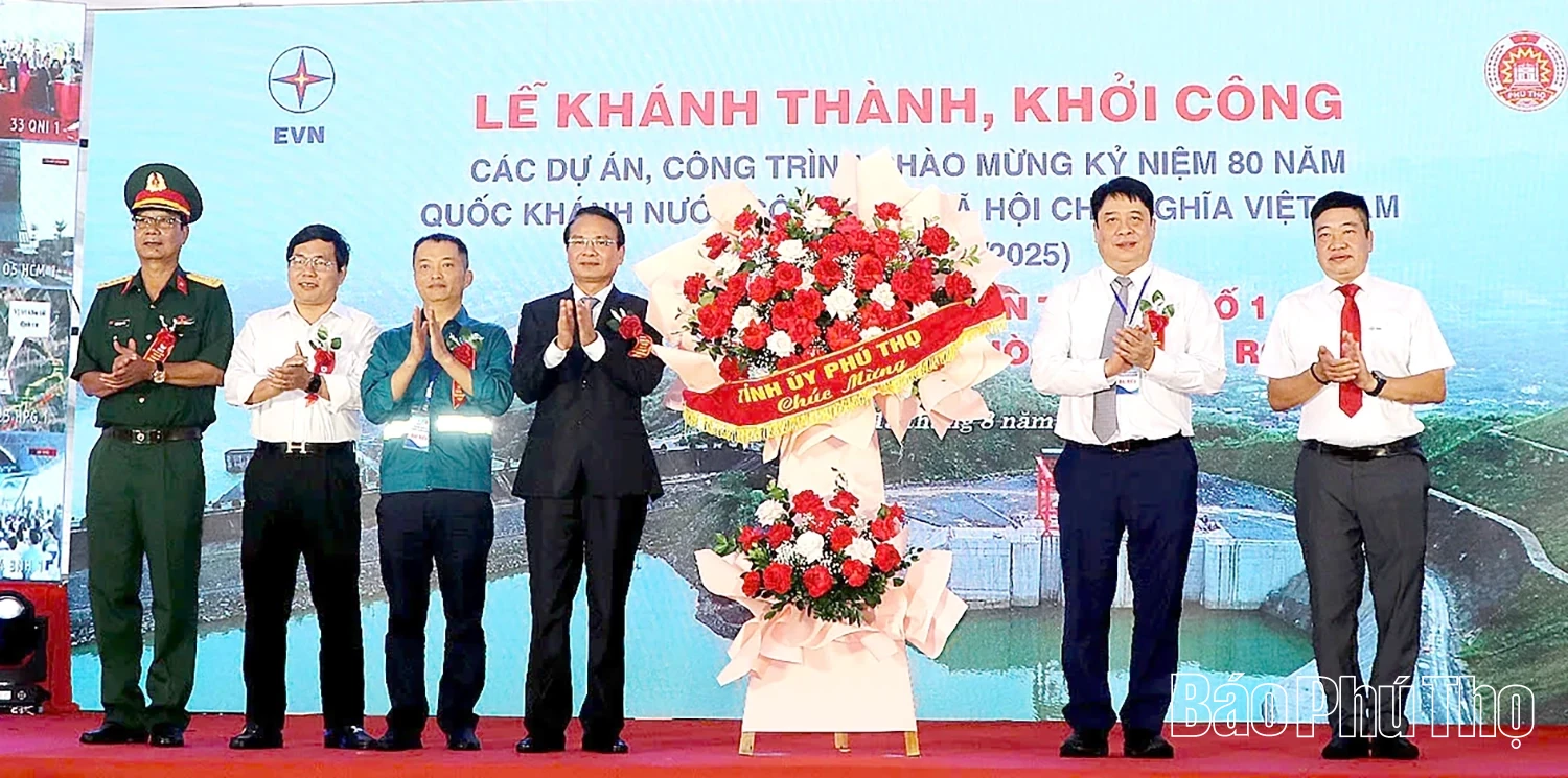 Inauguration of Hoa Binh Hydropower Plant Expansion Project and Commissioning of Unit No. 1