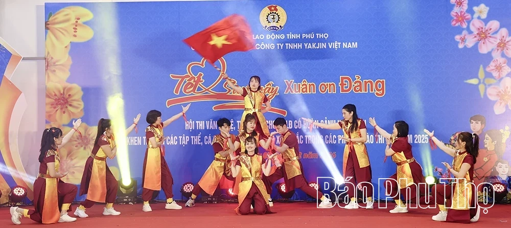 Gathering Tet - Spring in Gratitude to the Party” Program at Yakjin Vietnam Co., Ltd.