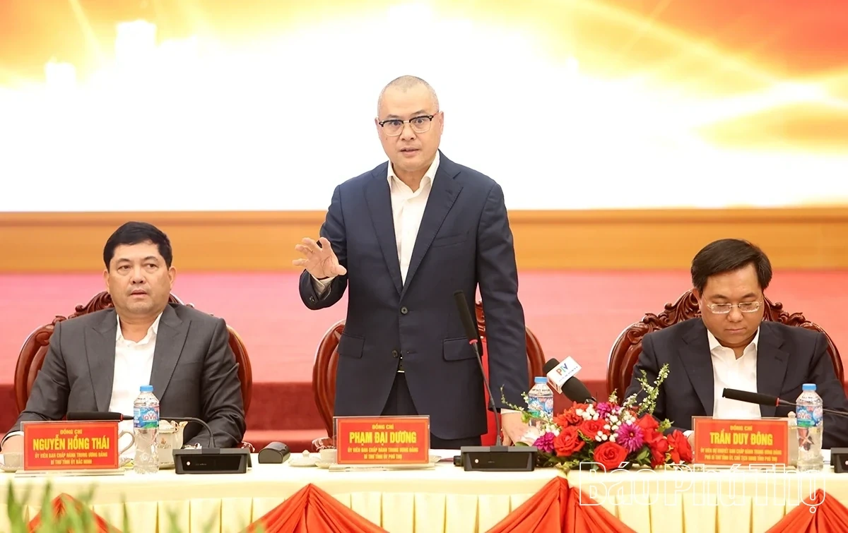 Work Exchange Conference between Bac Ninh, Thai Nguyen, and Phu Tho Provinces