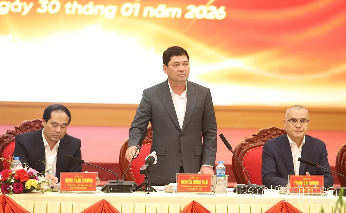 Work Exchange Conference between Bac Ninh, Thai Nguyen, and Phu Tho Provinces